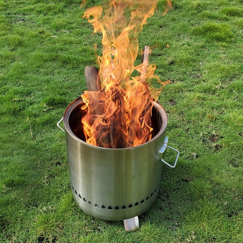 Portable Outdoor Firewood & Charcoal Stove