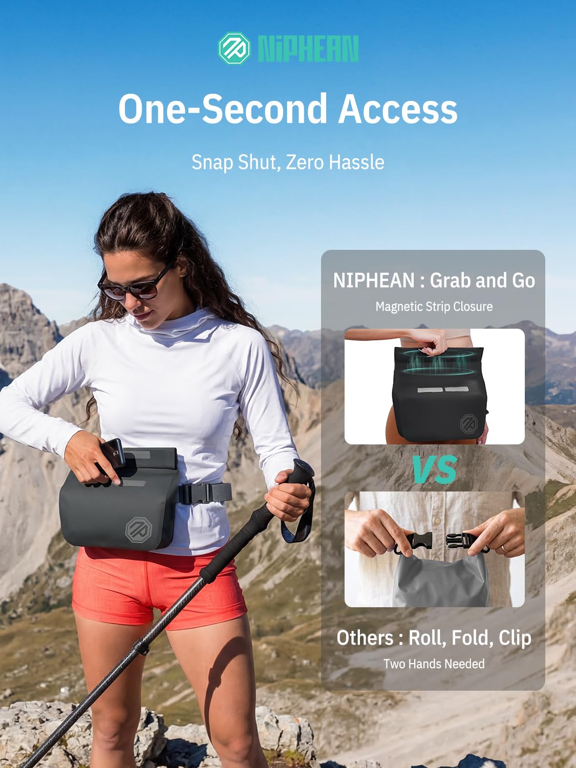 IPX7 Waterproof Fanny Pack & Dry Bag