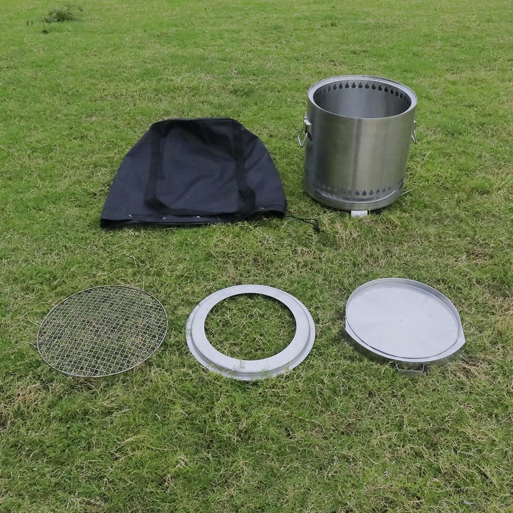 Portable Outdoor Firewood & Charcoal Stove