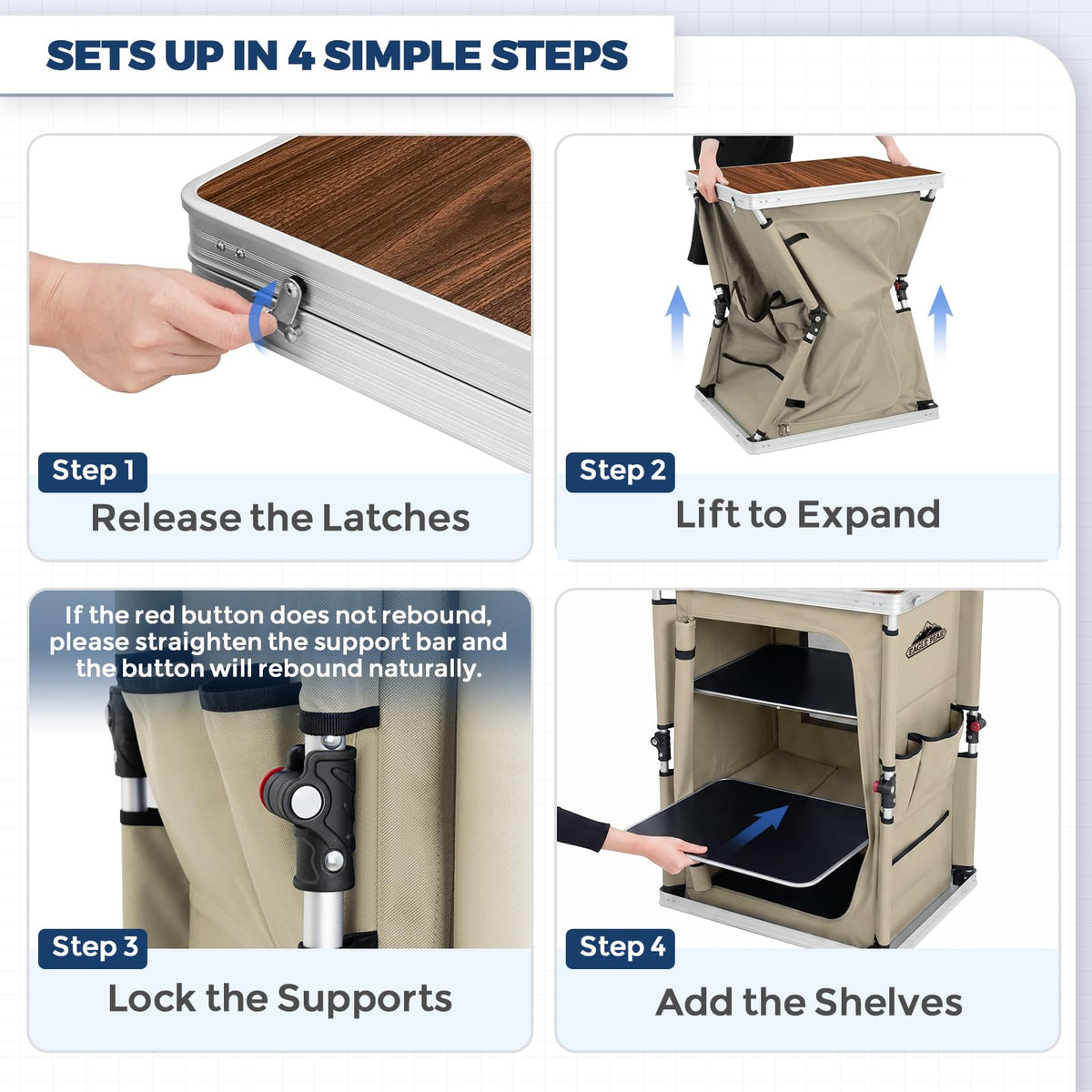 EAGLE PEAK Outdoor Camping Table