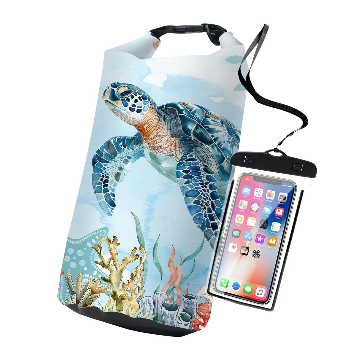 2L Lightweight Waterproof Roll-Top Dry Bag