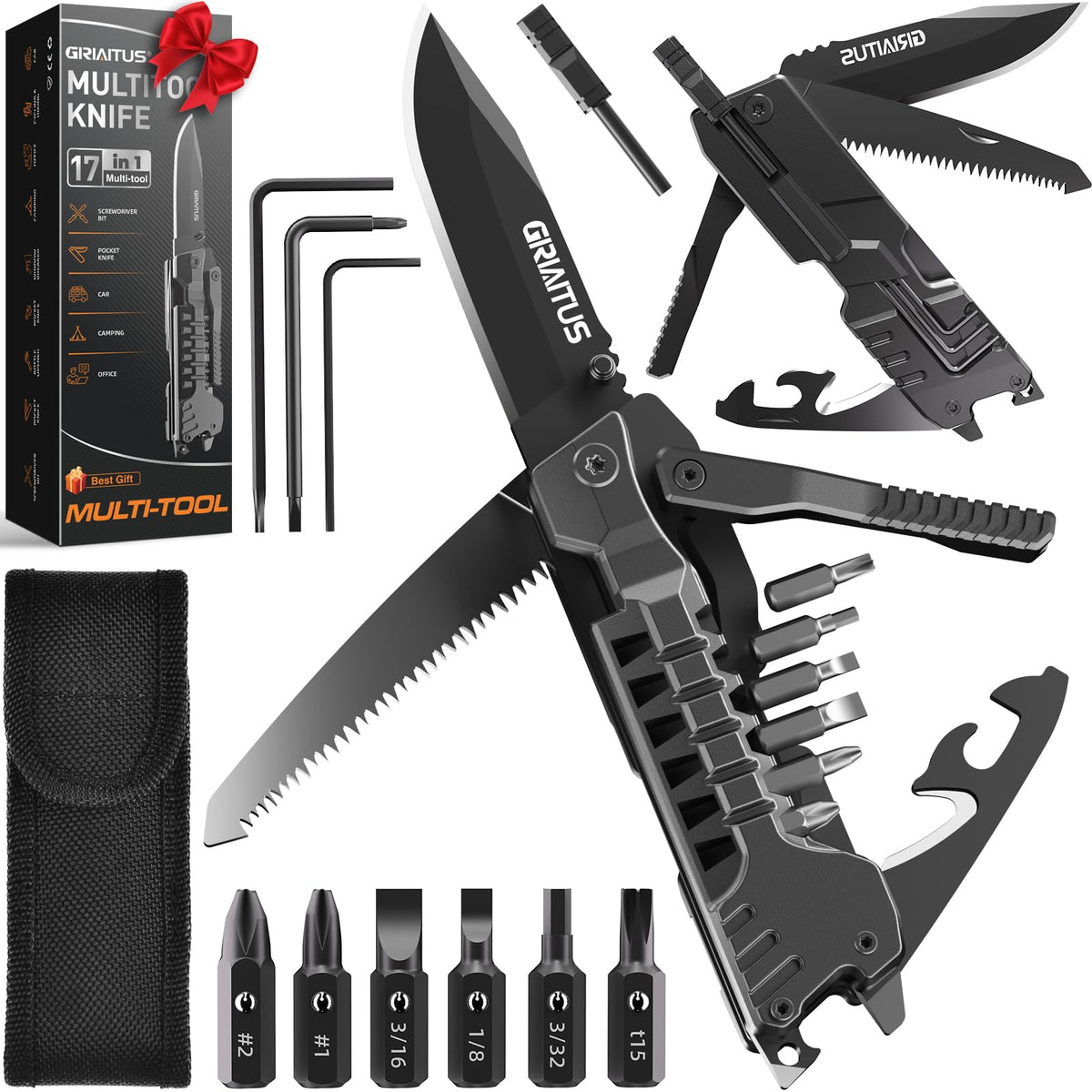 17-in-1 Outdoor Survival Multitool