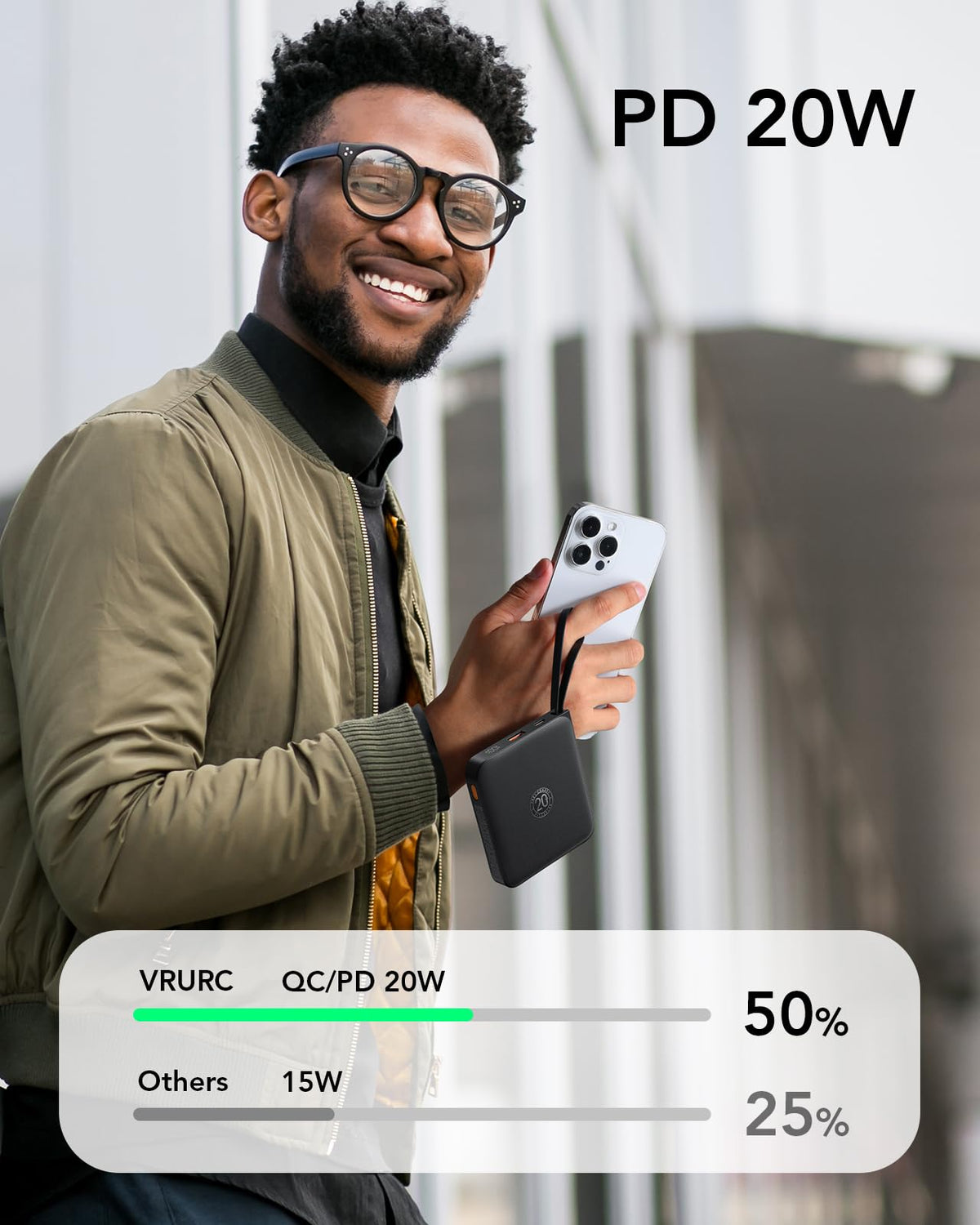10000mAh 22.5W Fast-Charging Power Bank