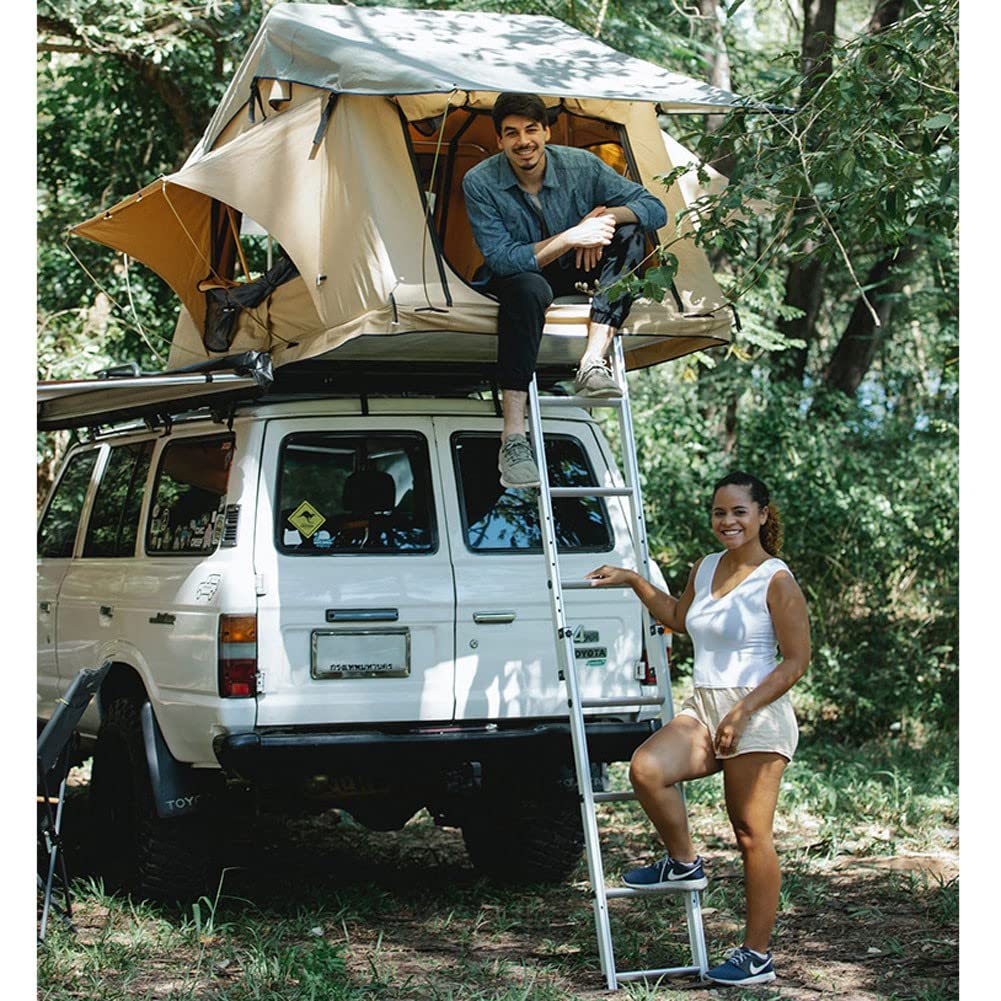 Hard Shell Rooftop Tent with Ladder – 3–4 Person