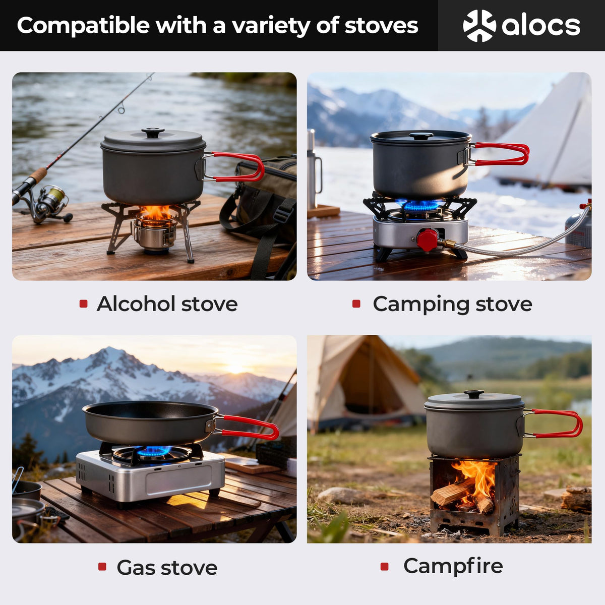 Compact Camping Cookware Set