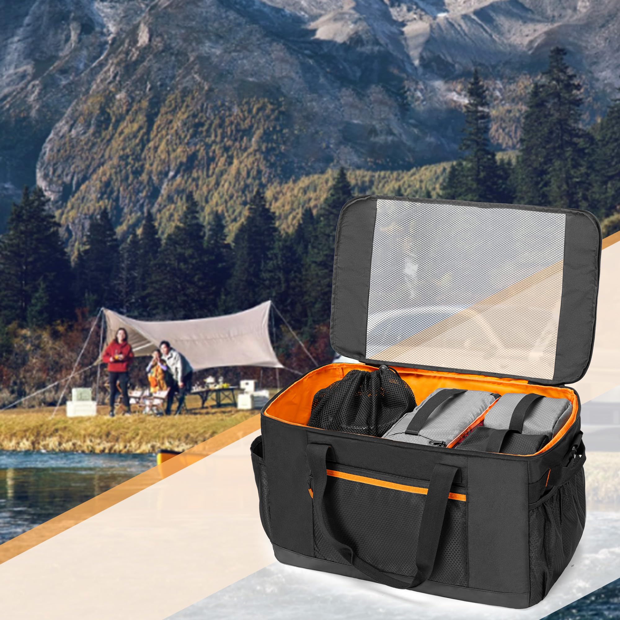 45L 5-in-1 Camping Gear Organizer