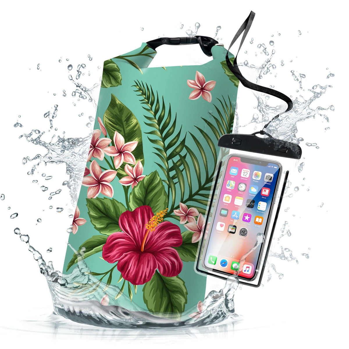 2L Lightweight Waterproof Roll-Top Dry Bag
