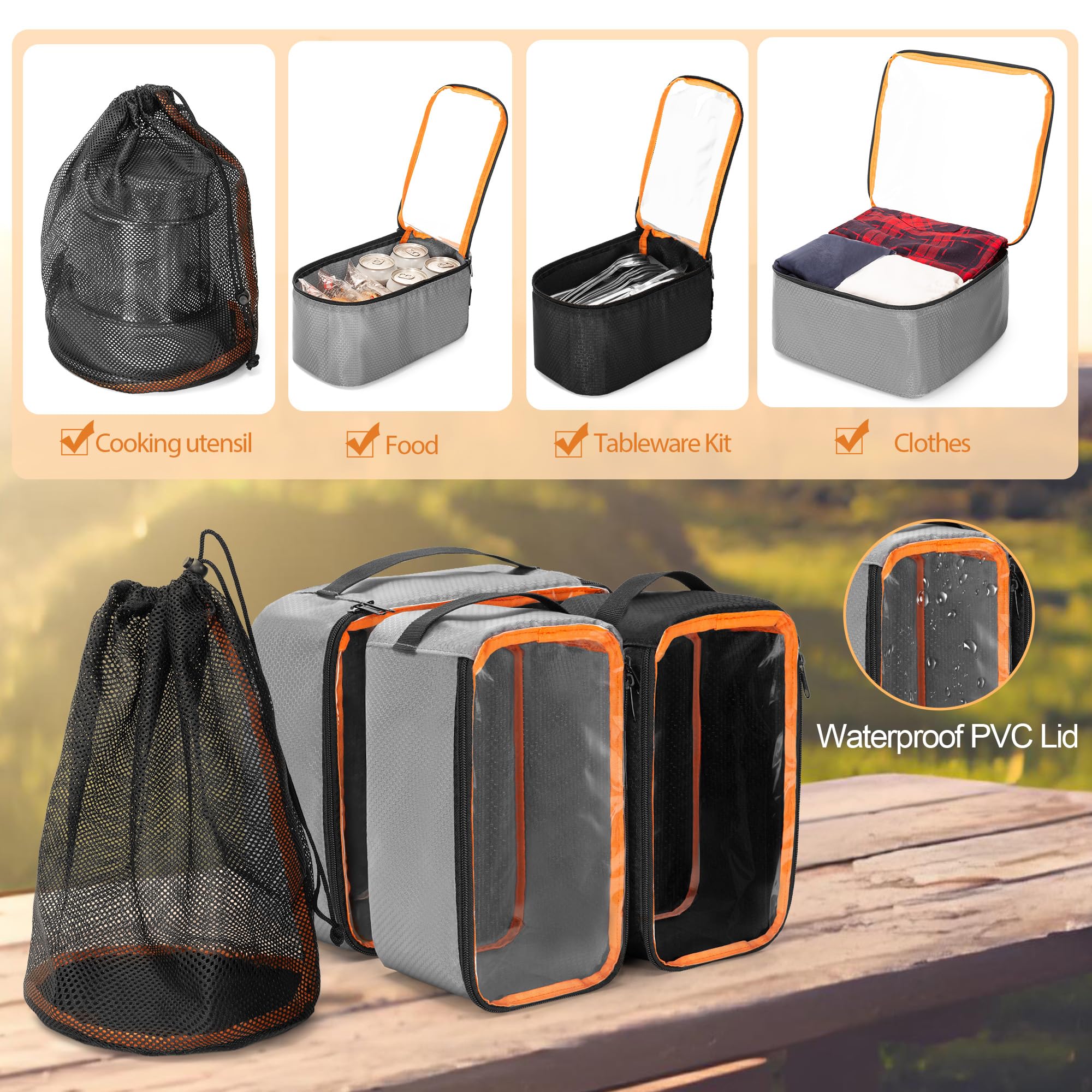 45L 5-in-1 Camping Gear Organizer