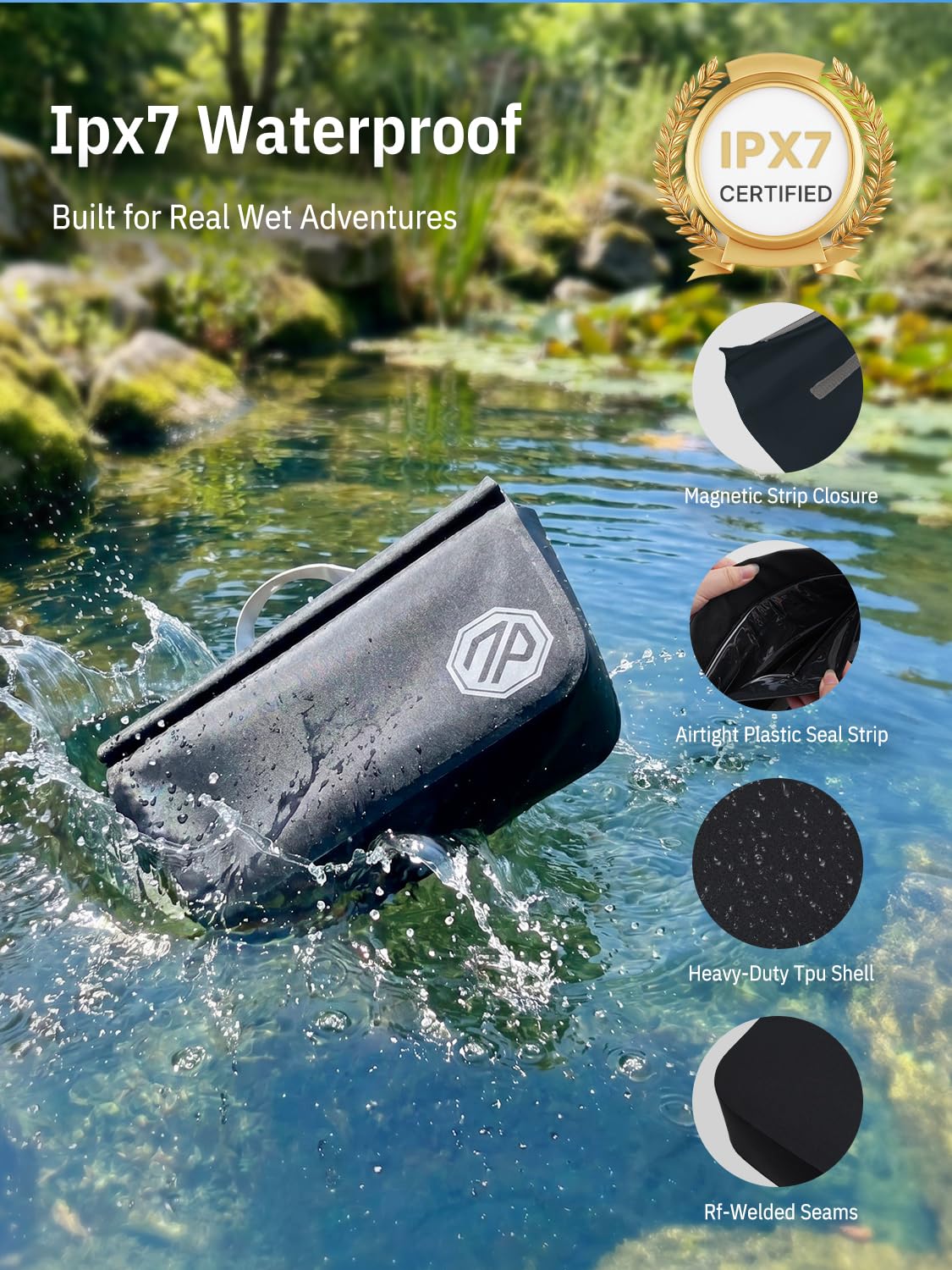 IPX7 Waterproof Fanny Pack & Dry Bag