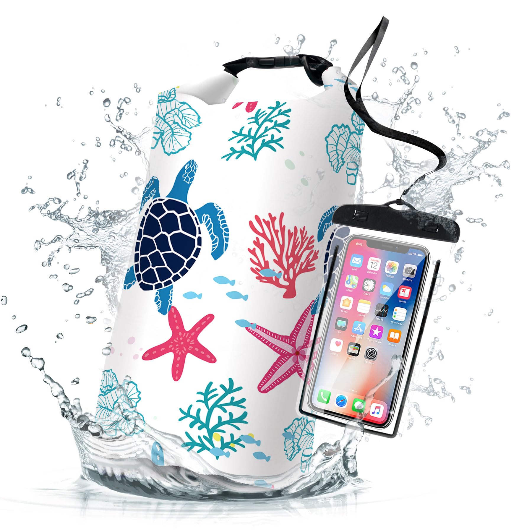 2L Lightweight Waterproof Roll-Top Dry Bag