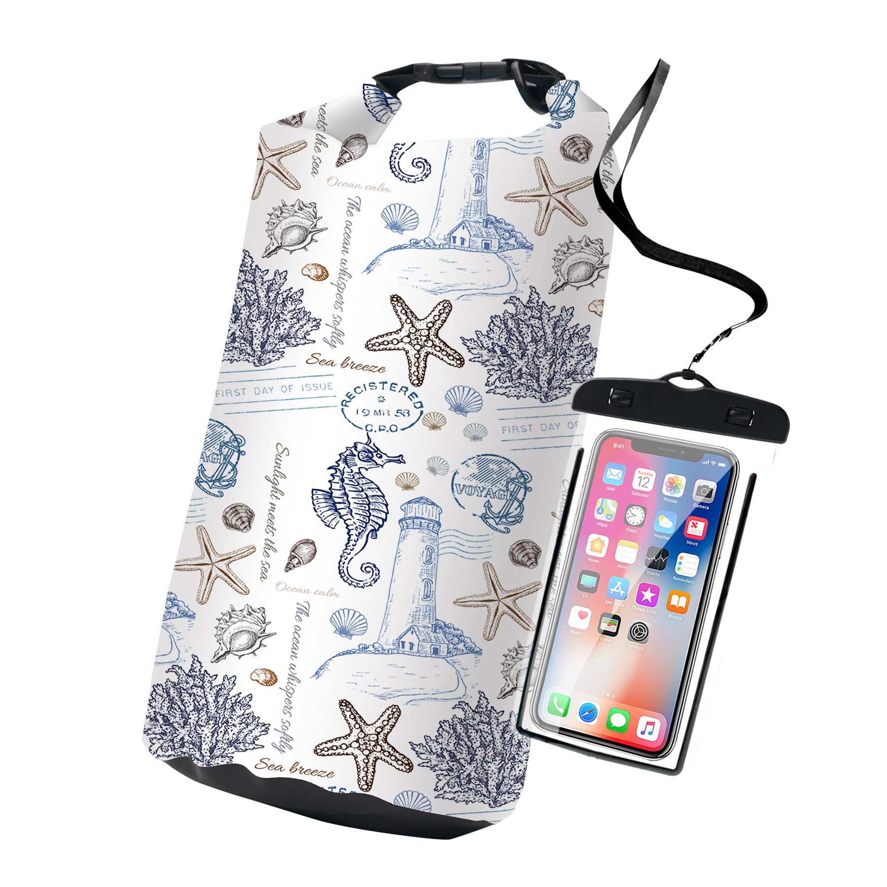 2L Lightweight Waterproof Roll-Top Dry Bag