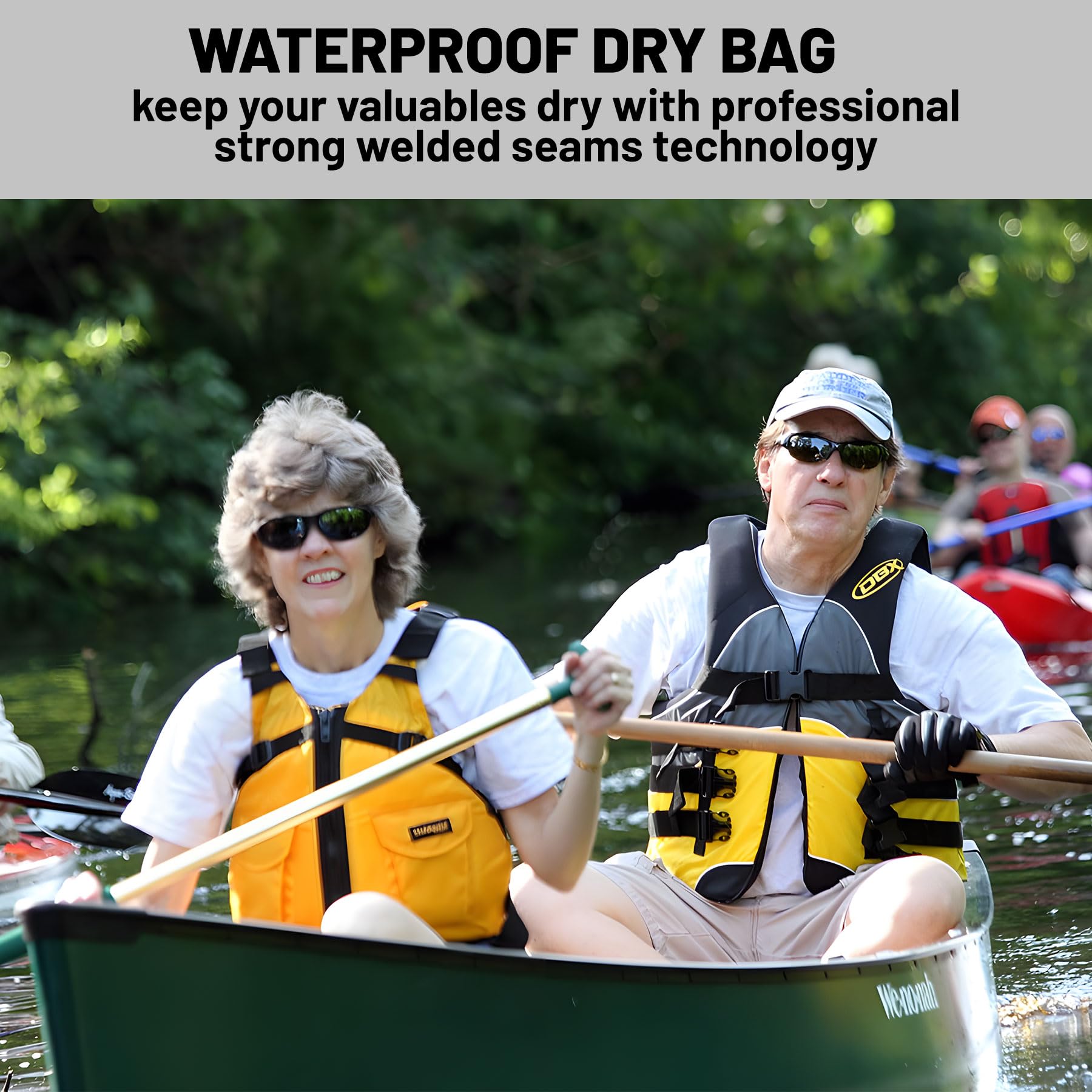 2L Lightweight Waterproof Roll-Top Dry Bag