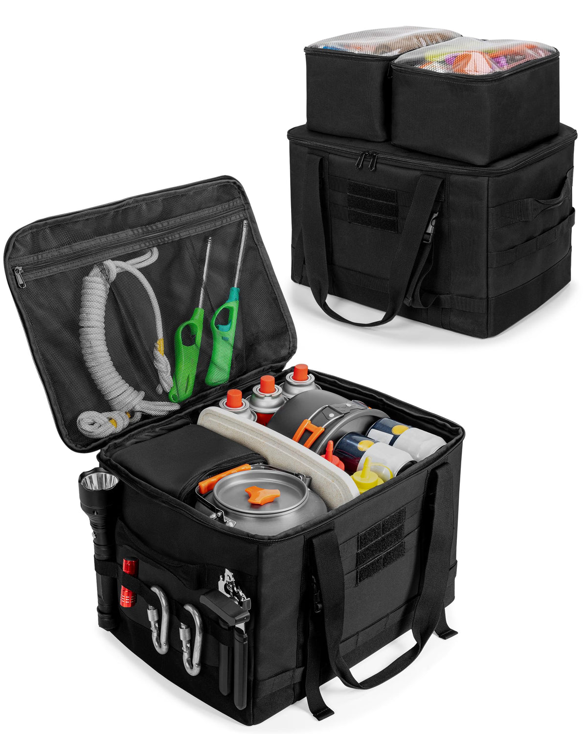 38L Tactical Camping Storage Bags – 3-Piece Set